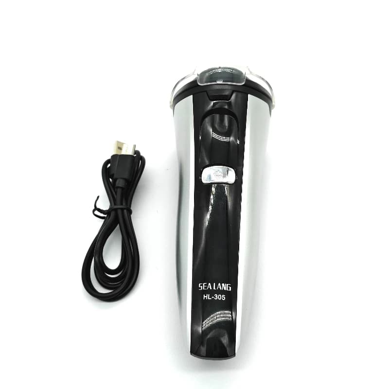 Men’s Electric Shaver Portable Rechargeable Trimmer with Pop-up Trimmer Ideal for Business Travel for Both Wet and Dry Shaving