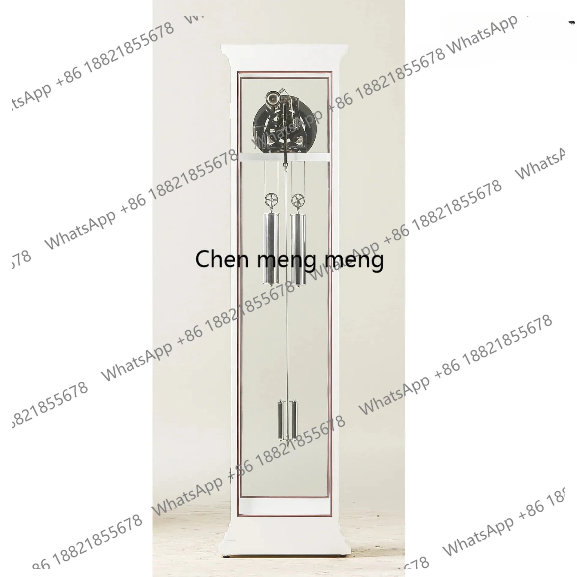 living room home high-end double hammer pull rope mechanical floor clock
