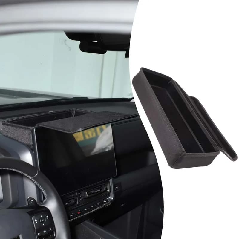 1piece set Oxford cloth black For Haval H9 2024+ car navigation screen rear storage box car interior modification accessories