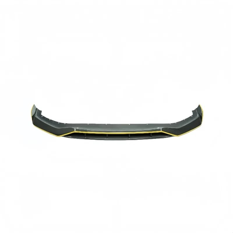 Car Modification AD Style Dry Carbon Fiber Front Lip and Chin Suitable for 5 Series G30 G38