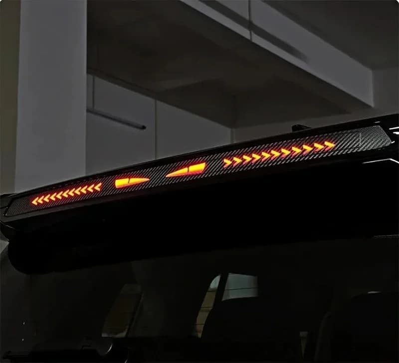 Fit for Jetour Shanhai T1 2024 Auto Taillight High Mounted Brake Light Decorative Sticker Car Exterior Decoration Accessory