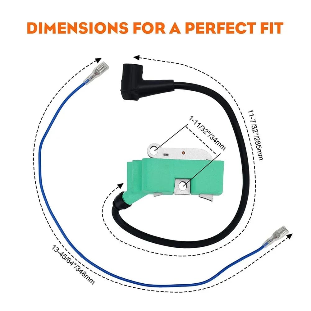 Part 510115601 Ignition Coil Module As Shown Power Tool Part Bench Tested OE Spec Precision Fit Voltage Discharge Protection