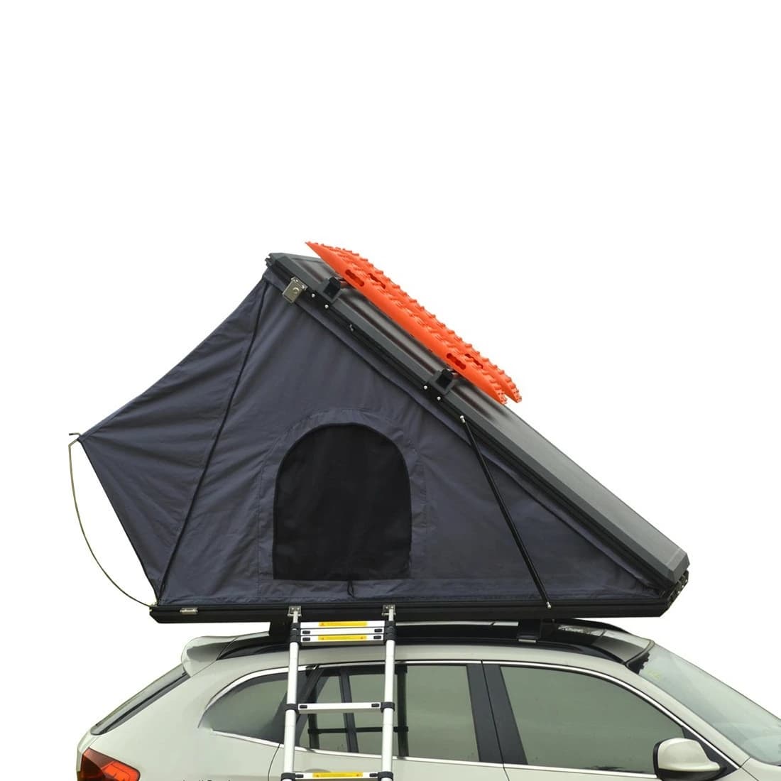 All-aluminum thin roof tent 4x4 off-road model with luggage rack, roof tent