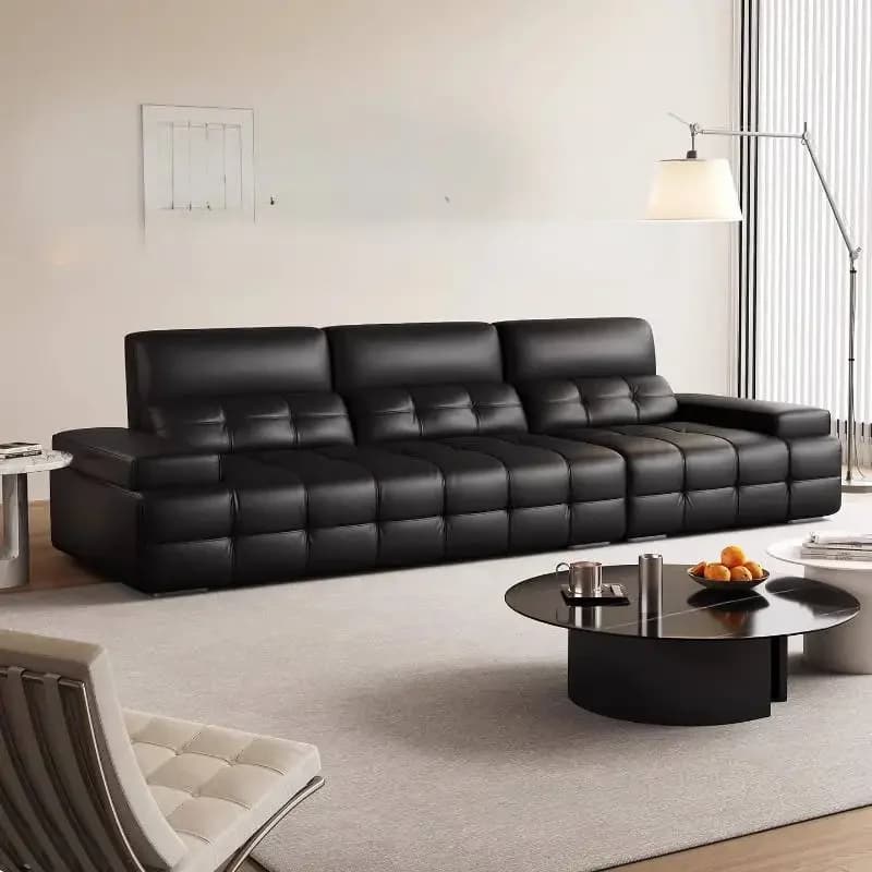 Cushion Minimalist Living Room Sofas Dark High Curved Modern Sofa Living Room Bean Corner Banken Woonkamer Furniture For Home