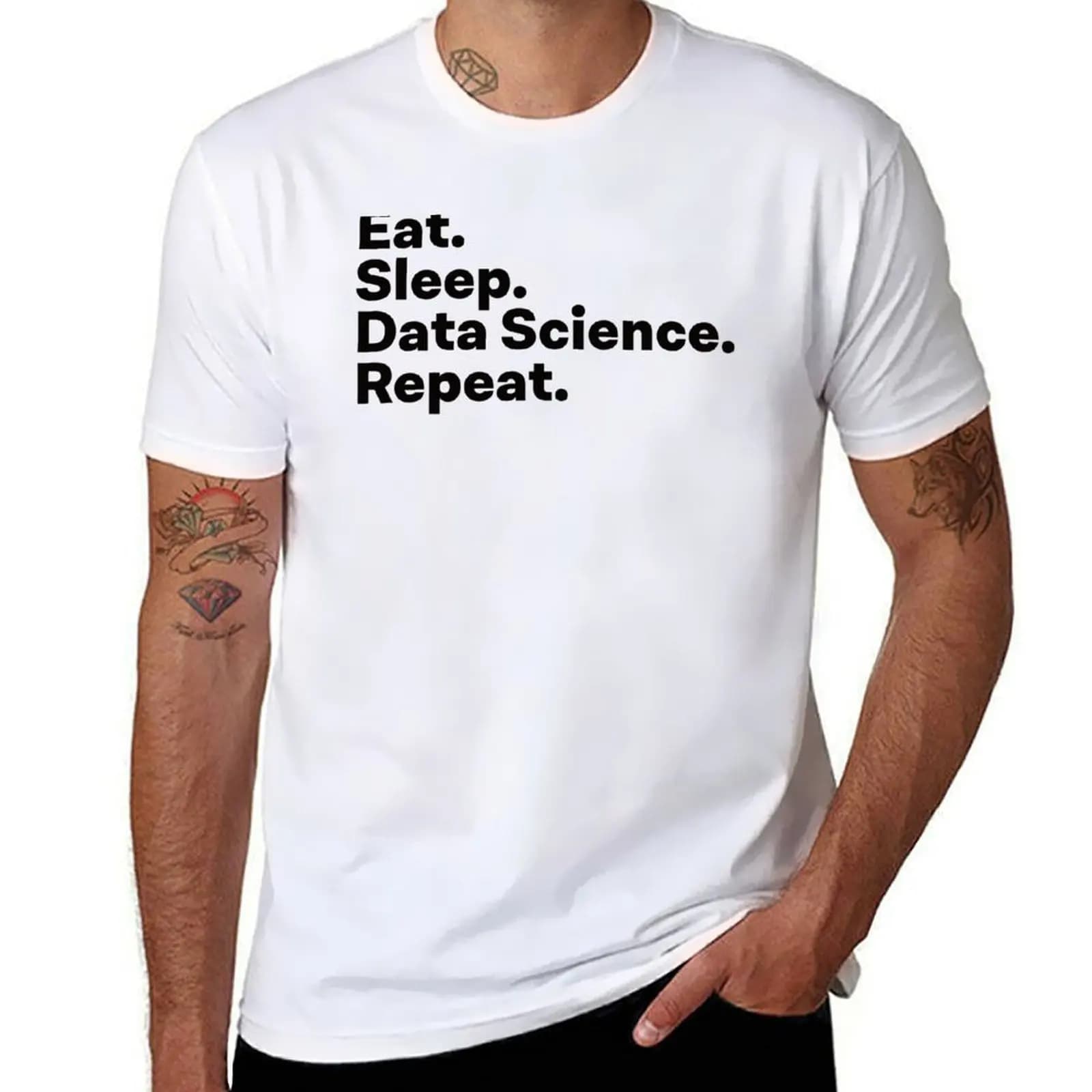 Eat Sleep Data Science Repeat T-Shirt t shirts designer graphic t shirts for man T-Shirt