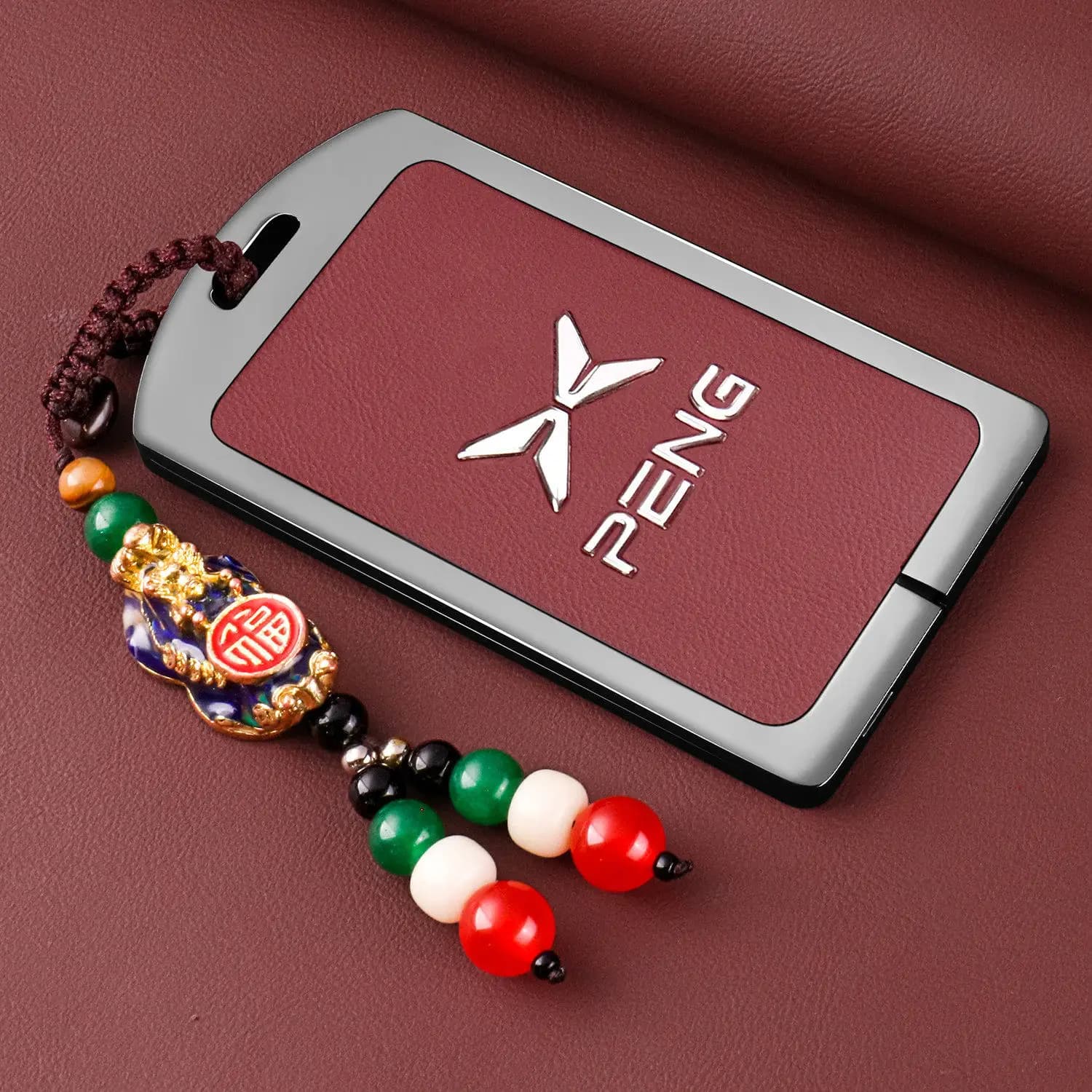 High-End Metal Protective Keycase+Card Buckle Shell for 2026 Xiaopeng M03 Car Specific Design Durable Accessory