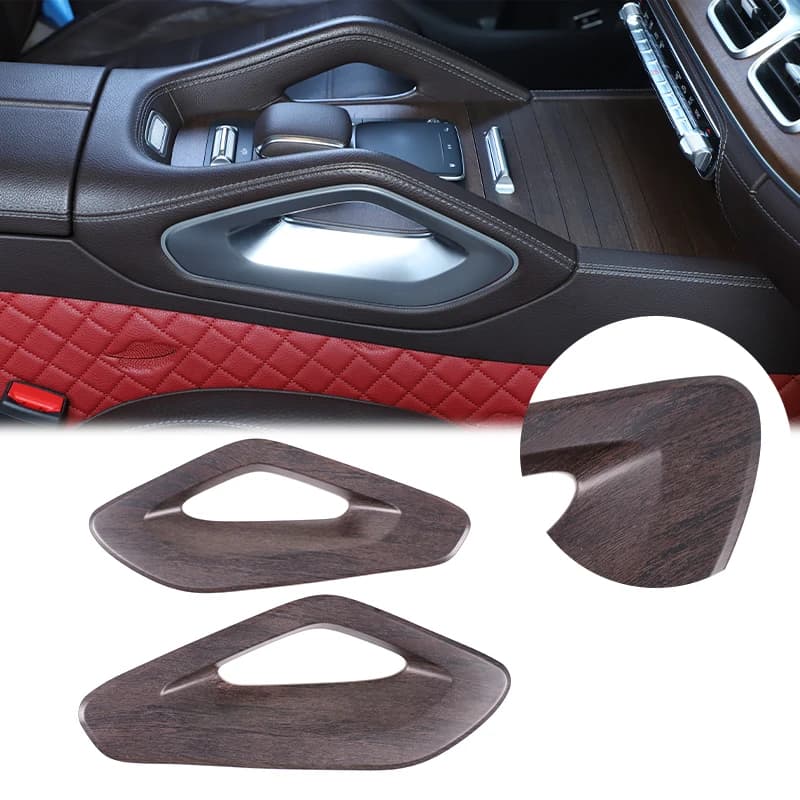 Console Side Handle Decor Frame Center Console Side Armrest Protector Trim Sticker For Mercedes Benz GLE GLS W167 X167 2020-2026