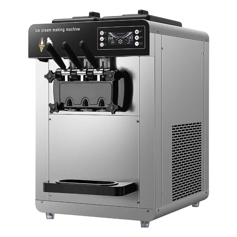 Ice Cream Machine Commercial Automatic Large Capacity Desktop Cone Ice Cream Machine