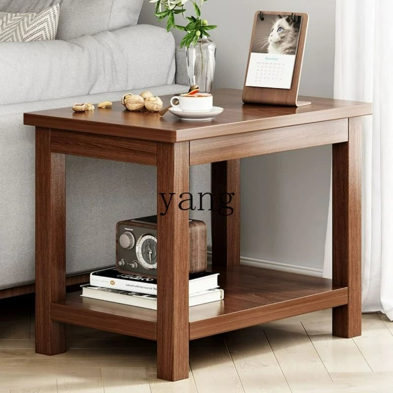 LTT living room minimalist small coffee table creative home bedroom bedside shelf balcony square side table
