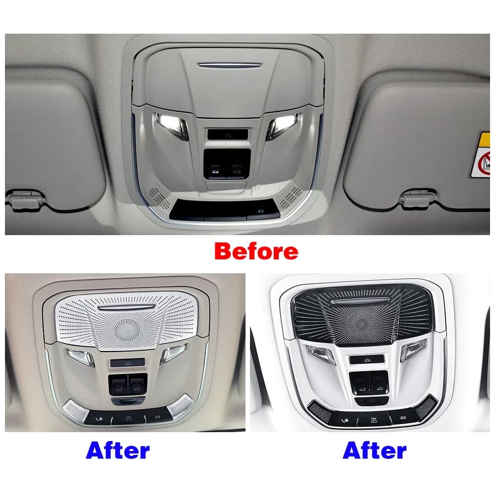for Haval Jolion H6 GWM Tank 300 2021-2024 Car Interior Decor Reading Light Stereo Audio Speaker Sound Decorate Frame Trim Cover