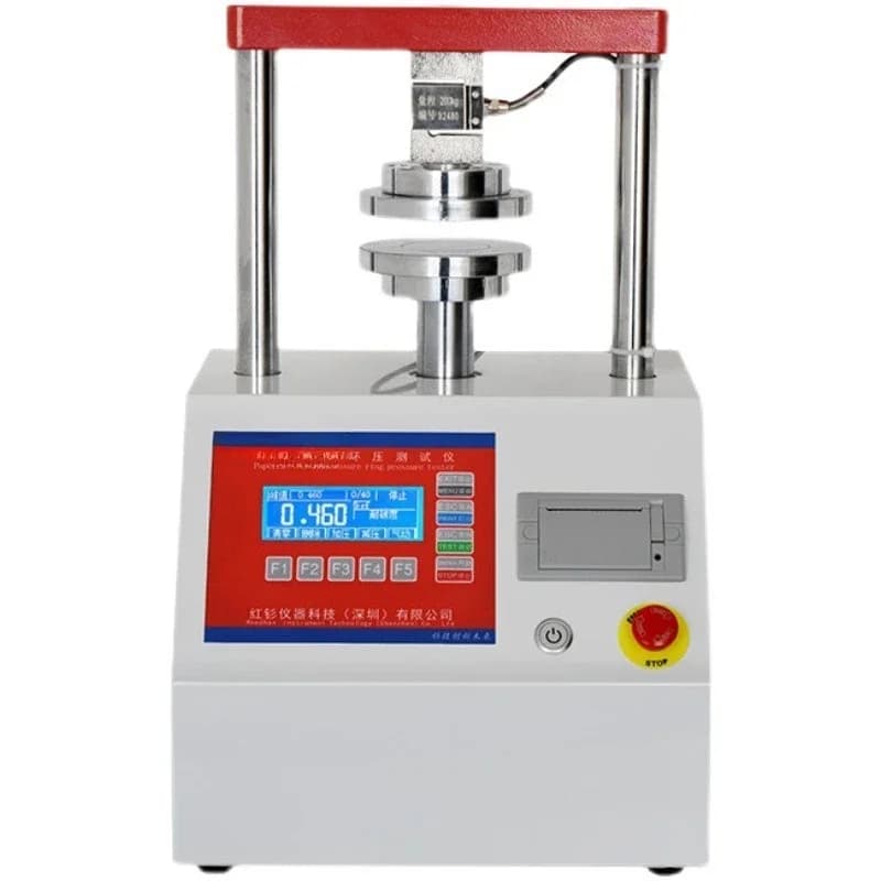 Edge pressure ring pressure testing machine Compression tester Testing machine Carton Cardboard tube Corrugated bond strength