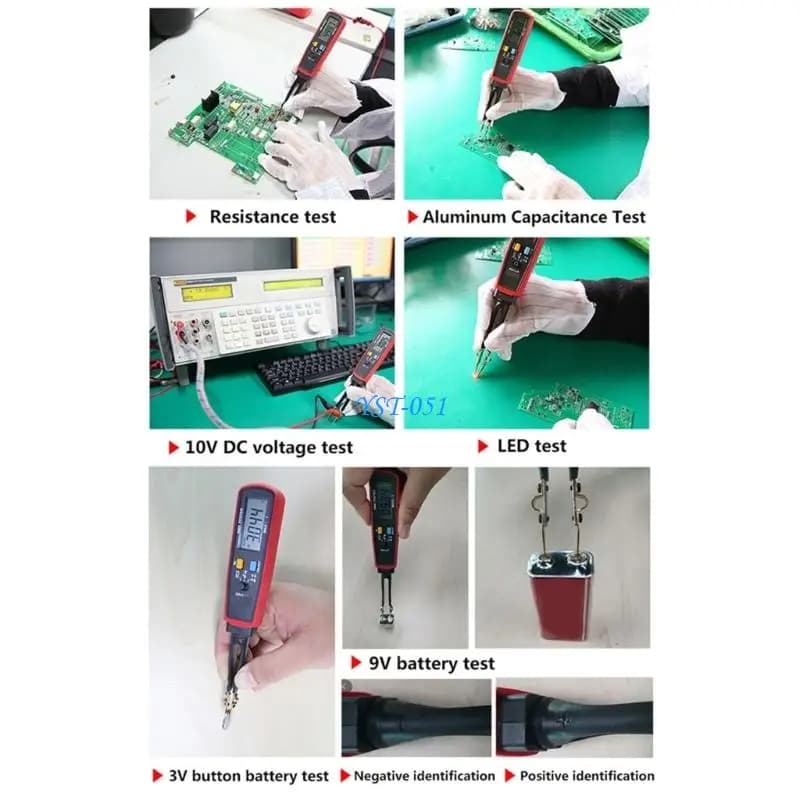 E15A Digital Component Tester Probe Fuses Monitor Fuses Tester For Accurate Readings