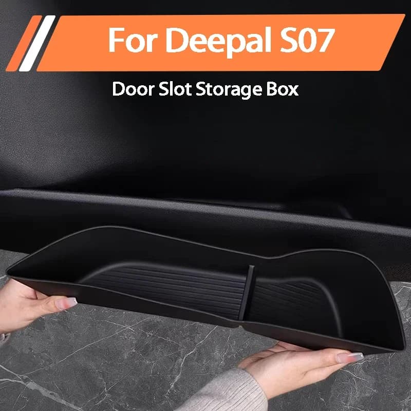 For Changan Deepal S7 S07 2024-2026 Door Slot Storage Box Umbrella Organizer Waterproof Interior Refit Accessories