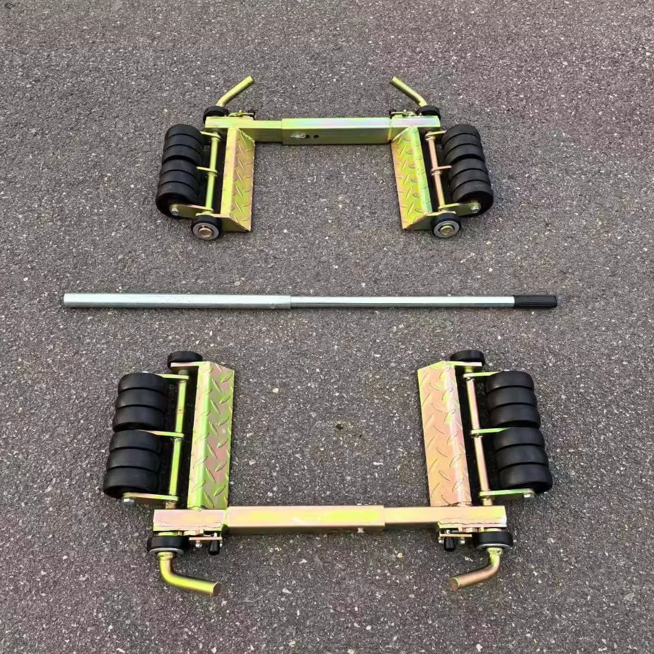 4 Whee Self-jacking Skates Recovery Skates Dolly Wheel Loader Car Wheel Loading Lift Dolly Jack