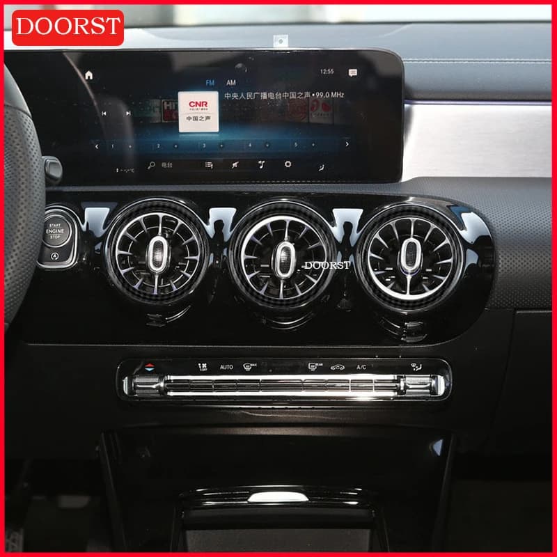 For Mercedes Benz A CLA GLA GLB EQA EQB Class W177 C118 X247 H247 Car Accessories Air Condition Air Vent Outlet Ring Cover Trim