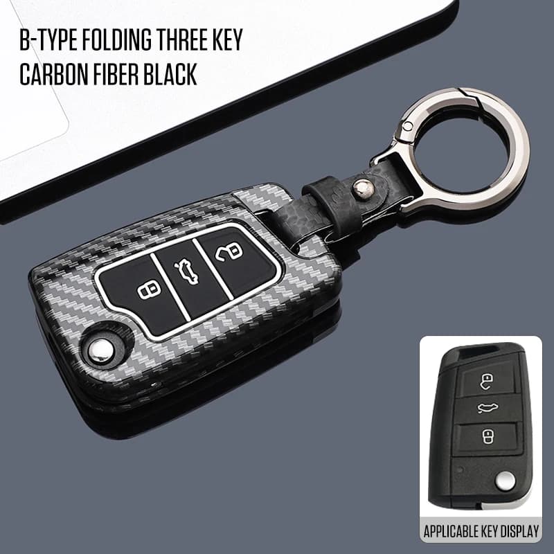 ABS PLASTIC Car Key Case For Volkswagen VW Magotan Passat B8 TIGUAN MK2 Golf 8 2020 For Skoda Octavia A8 A7 2021 SEAT Leon MK4