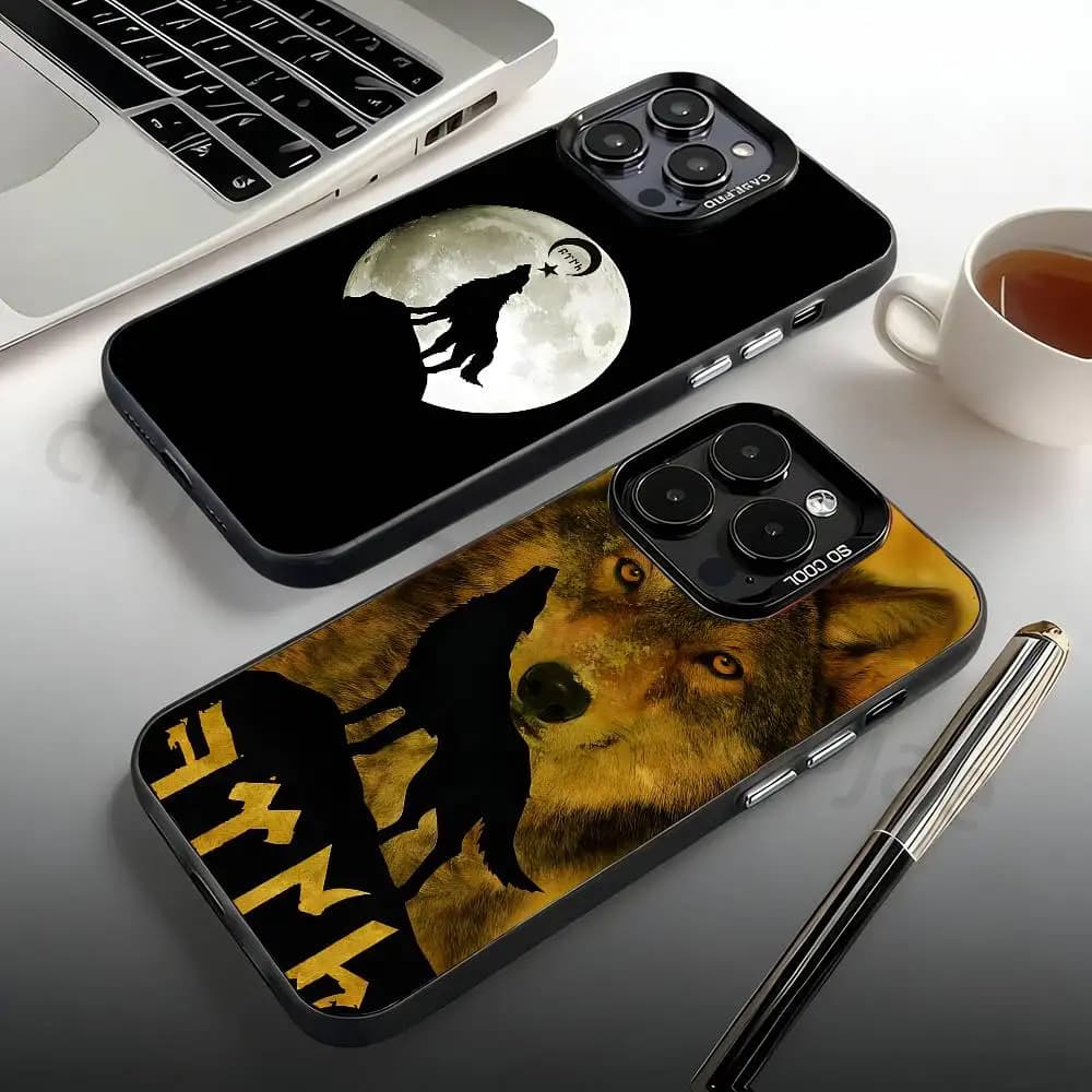 Turk Wolf Turkey Flag Phone Case For iPhone 18 17,16,15,14,13,12,11,Pro,Max,Plus,Mini Candy Matte Shockproof Cover