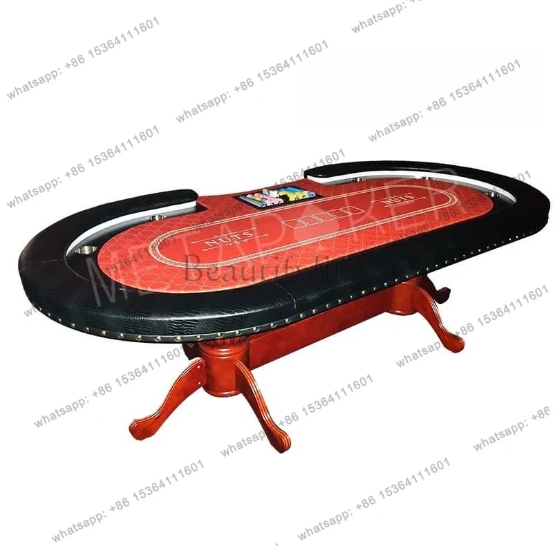 Texas poker table folded in half, desktop folding iron feet custom chip table special German poker table