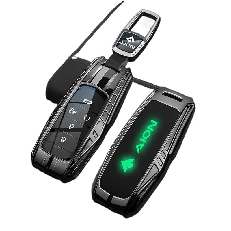 Premium Zinc Alloy Key Cover Case for GAC Aion Y Plus/V Plus/S/S580/LX - Protective Key Fob Shell Keybag Keychain