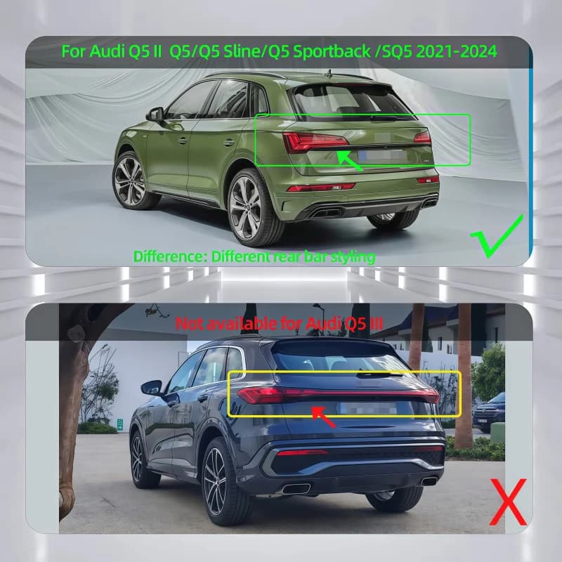 For Audi Q5 Sline SQ5 Mud Flaps Splash Guards Audi Q5 II Mudguards 4pcs 2021 2022 2023 2024