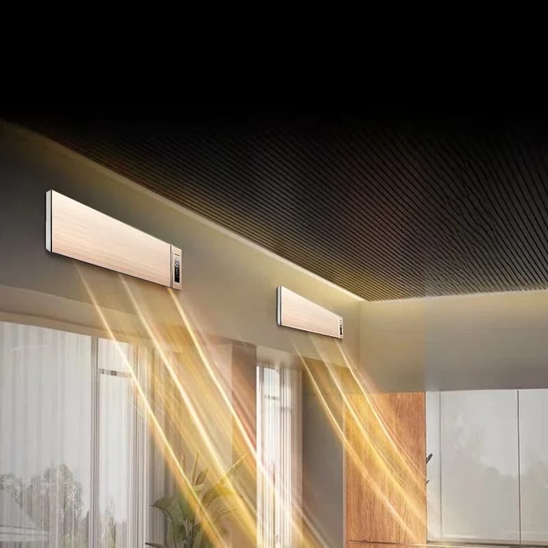 Graphene wall-mounted heater, heating equipment wall heating electric heater