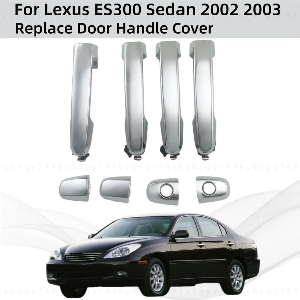 Car Upgrade Decoration ABS Chrome Accessories Plated Door Handle Cover Replacement Of Parts For 2002 2003 Lexus ES300 Sedan