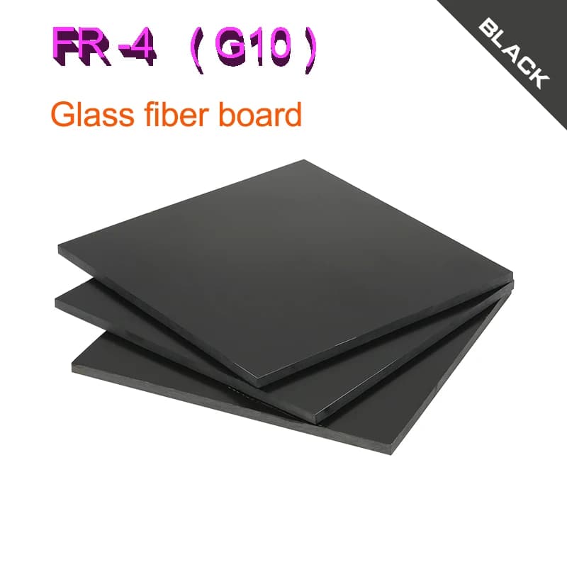 Anti-static Black Fiberglass Template, G10 Board Sheet, FR4 Glass Fiber Board, 3D Printer, 0.5-6mm, 1 pcs.