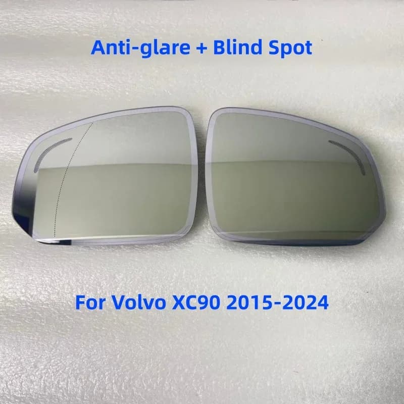 Auto‑Dimming Heated Blind Spot Warning Side Mirror Glass, Original Quality Rearview Mirror Lens For Volvo XC90 2015‑2024 Car Ext