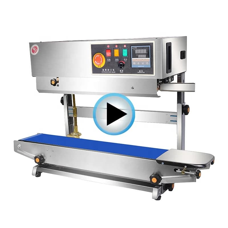 Fr770 Fr770a Vertical Band Sealer Stainless Steel Continuous Bag Sealing Machine For Plastics Packages