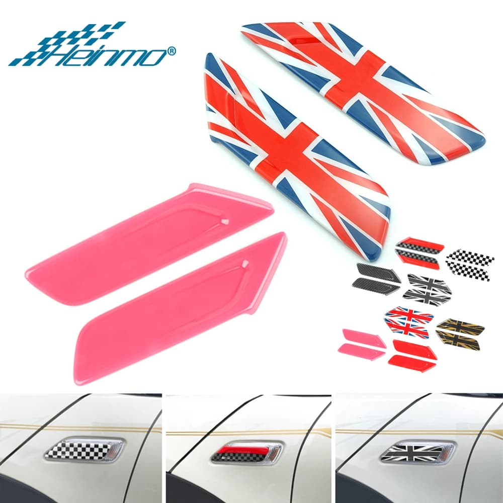 For Mini Cooper F54 Car Sticker Turn Signal Fender Cover F55 F57 F56 Hatchback Hardtop 2015 - 2021 Car-style Accessories sticker