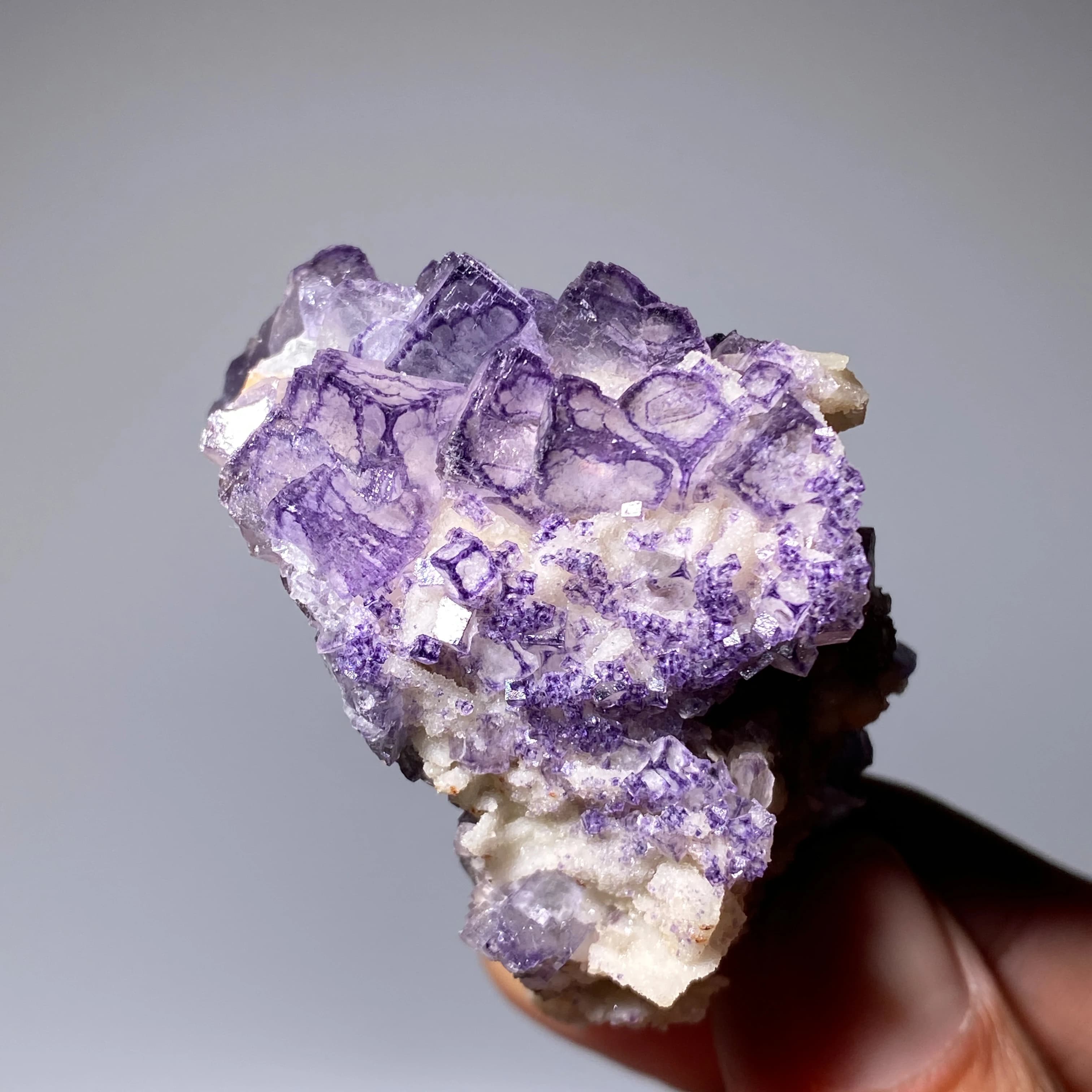 Natural Zhejiang Lepidolite Crystal Specimen Home Decor Meditation Energy Teaching Gift Mineral Stone Purple Fluorite