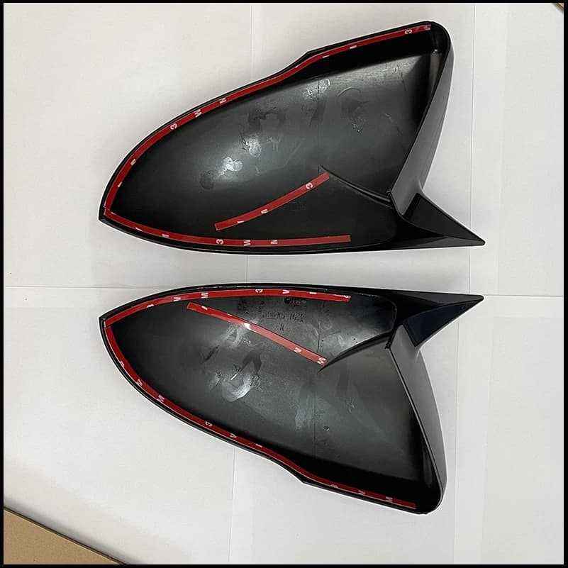 Car Styling For Optima 2016-2019 Rearview Mirror Cover Sticker Trim With Horn Caps Decorate Auto Parts Accessories
