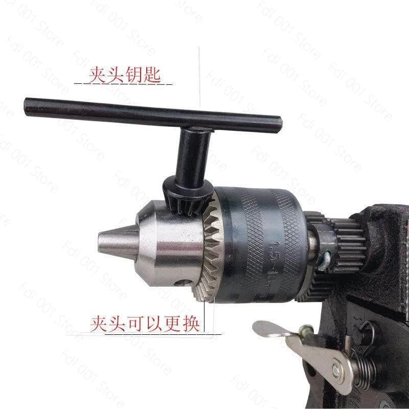 Hand-crank counter winding machine, winding machine, winding machine, iron household modification machine with chuck gear