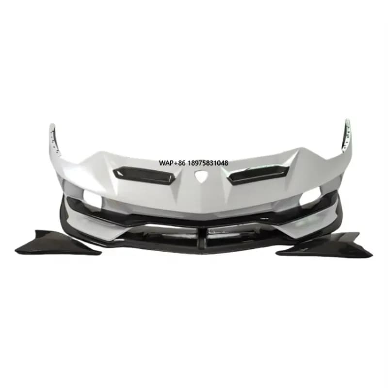 SVJ Style Semi Carbon Fiber Front Bumper Body Kit for Cabriolet LP700 Full Body Kit