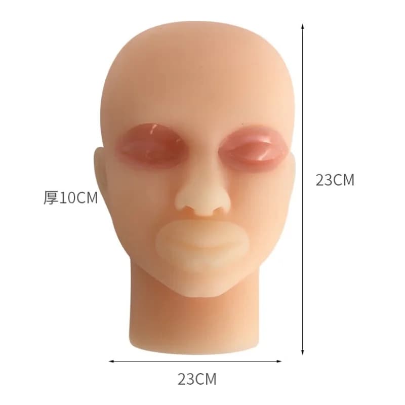 High Quality Silicone Injection Skin Stitching Double Eyelid Facial Model