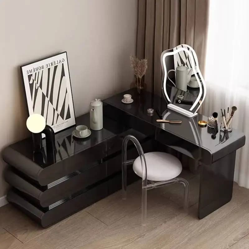 Modern Mobile Dressing Table Bedroom Makeup Storage Drawers Living Room Luxury Vanity Table Cosmetics Vestidores Home Furniture