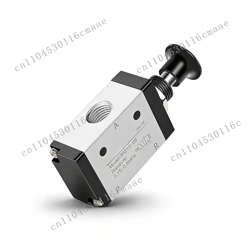 Pneumatic Manual Pull Valve 3R210-08/3R310-10 Two Position Three-way Hand Plate Valve Directional Valve Manual Switch