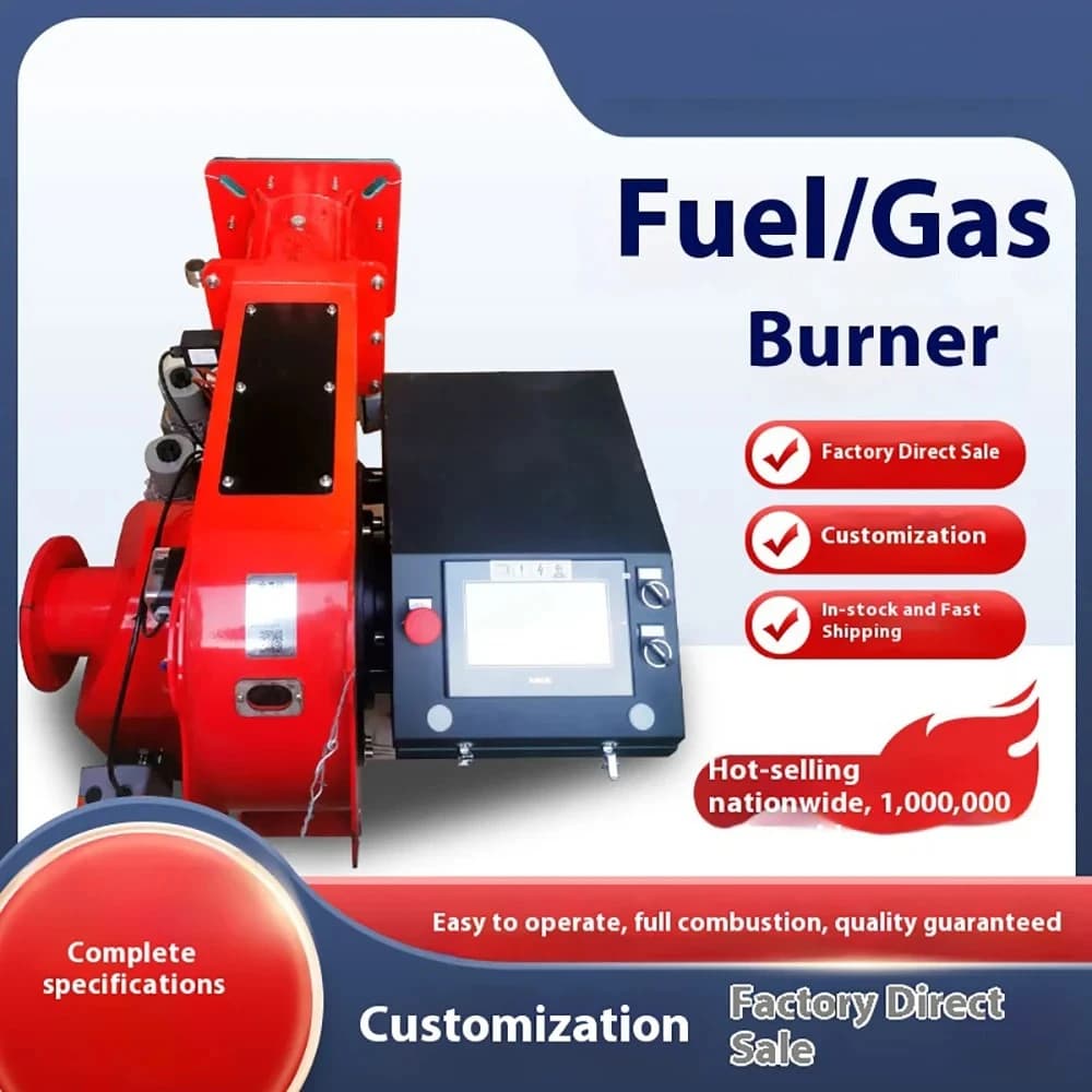 Fuel Oil & Gas Burner - Industrial Low Nitrogen Natural Gas Boiler Burner, Automatic Energy-Saving & Eco-Friendly