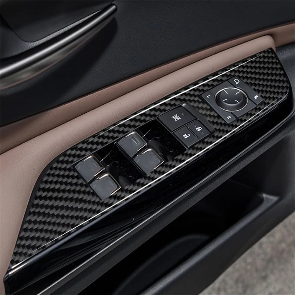 Car Interior Decoration Protection Carbon Fiber Sticker For Lexus ES 2018 2019 2020 2021 Auto Styling Accessories