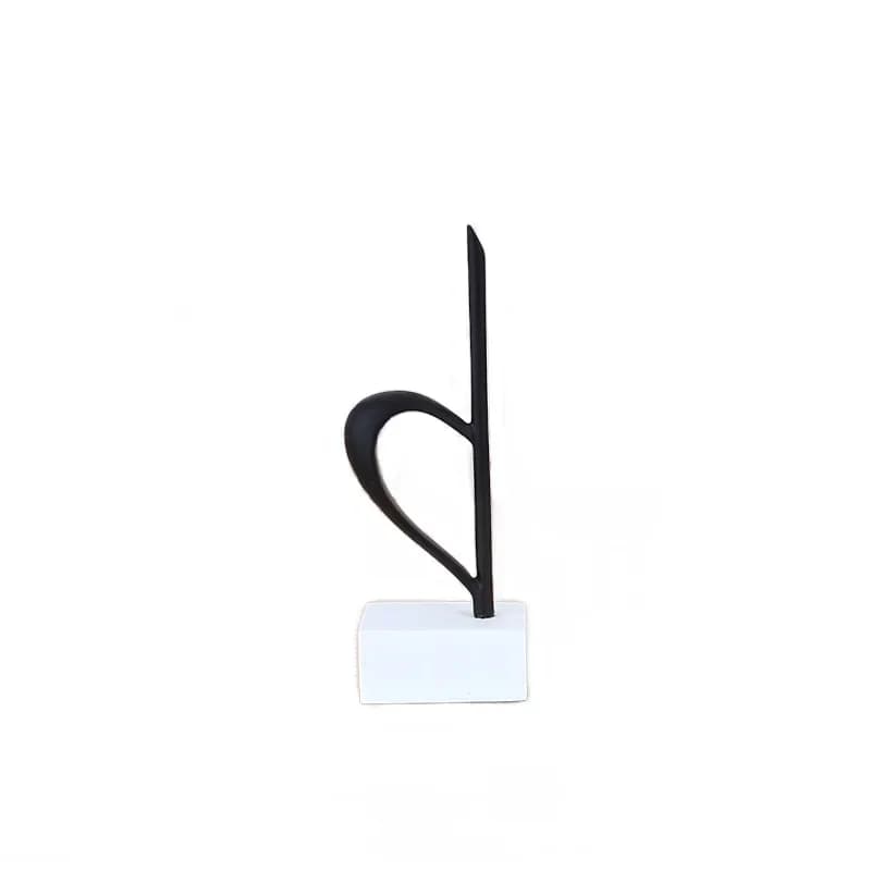 Simple modern resin music note model ornament living room wine cabinet TV cabinet office desktop decoration soft crafts