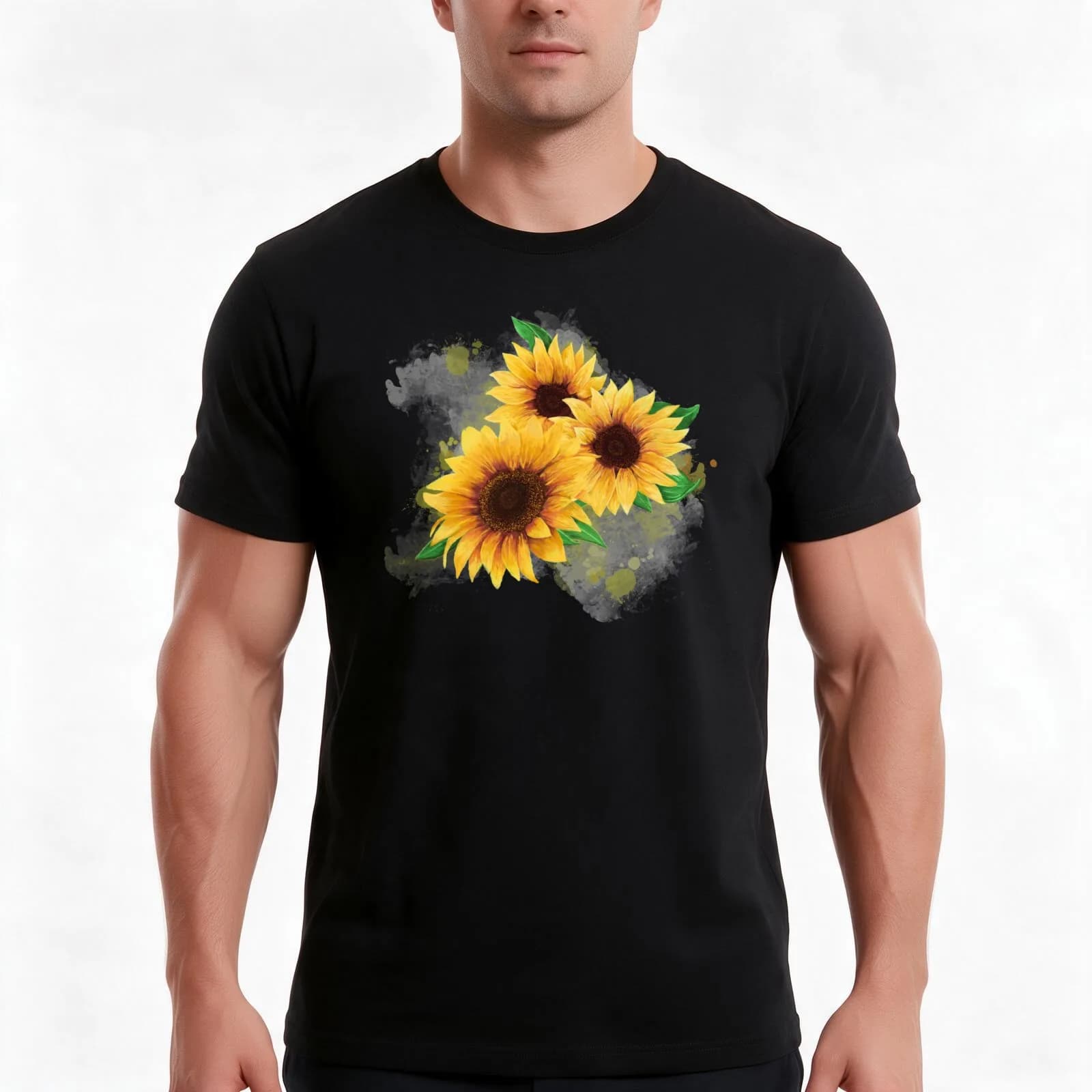 Shine like a Sunflower T-Shirt, Summer Casual Cotton Tee, Oversized Streetwear Tops, Vintage Graphic Print, Unisex Men Women