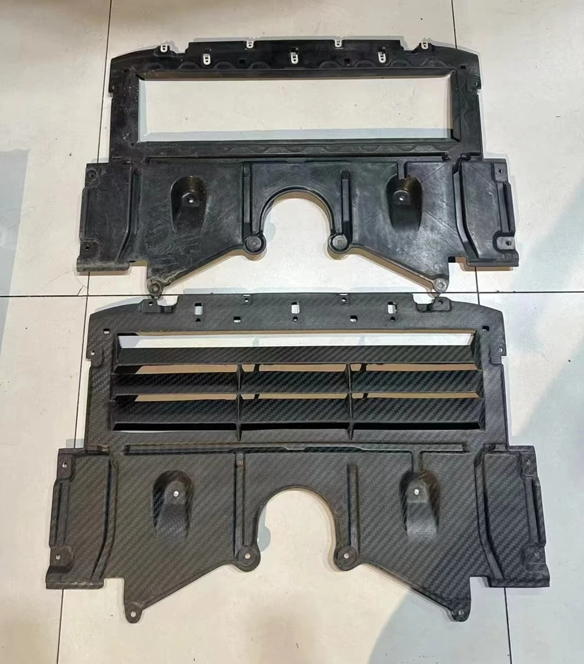 New Underbody Protection Dry Carbon Fiber Lower Guard Cover Oil Cooler Skip Plate for G87/G80/G82 M2/M3/M4