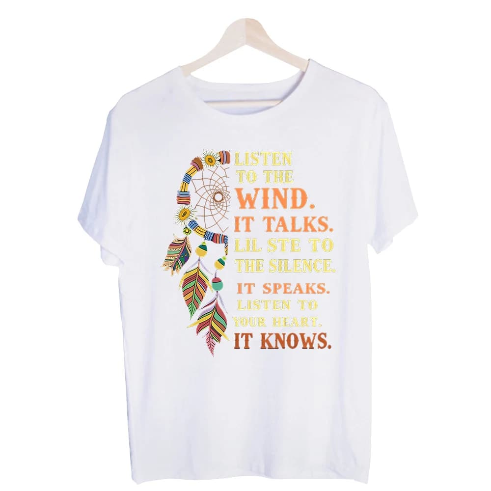 Men's Dreamcatcher and Typography Print Graphic Tee, Casual Short Sleeve T-Shirt for Daily Wear and Summer Outfits
