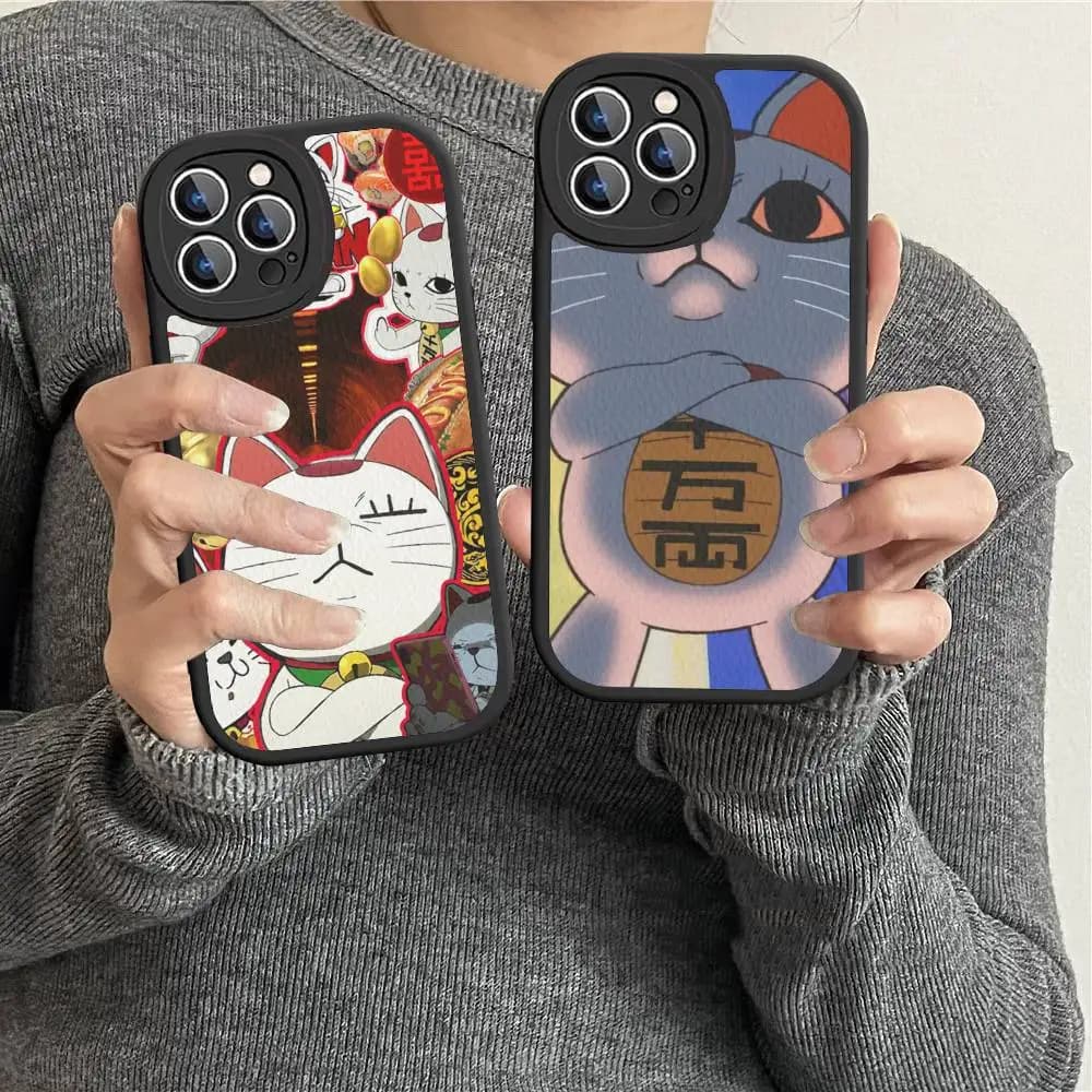 ANIME D-Dandadan T-turbo Baba Granny Phone Case For IPhone 16 15 14 13 12 11 Pro Max Plus Leather Cover