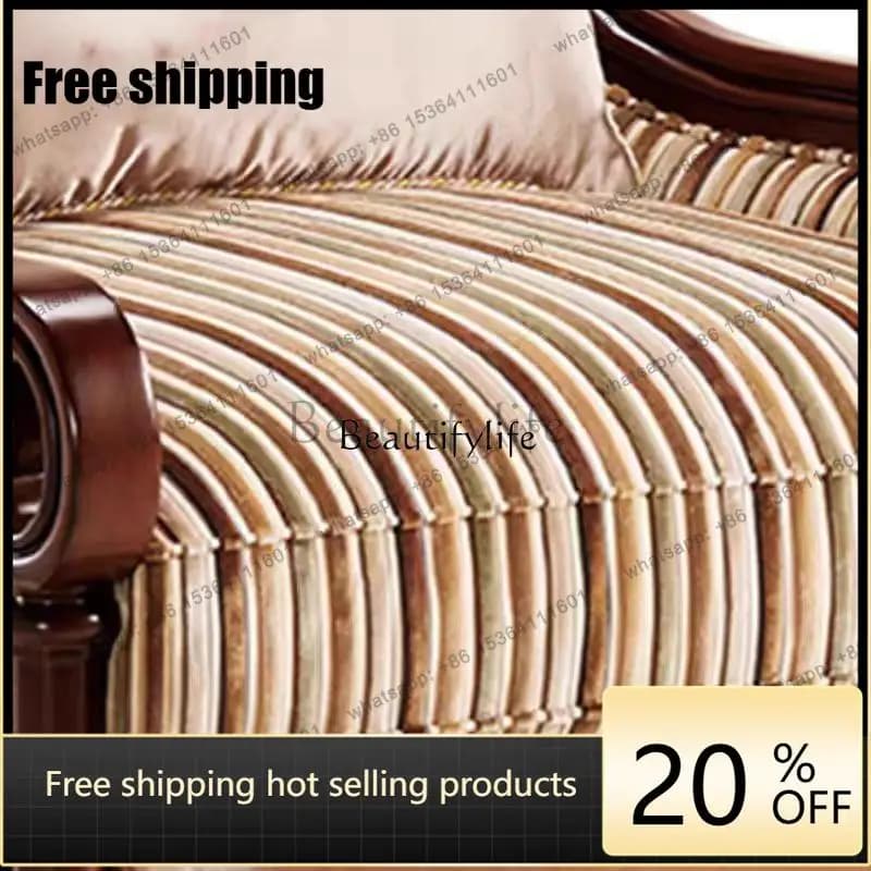 American country fabric single sofa living room small apartment European simpleFactory Direct