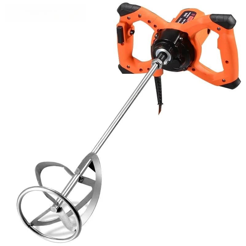 220V Electric Cement Mixer Professional Adjustable Mortar Mixer Putty Powder Mixing Machine for Wall Work Plaster Mixing Machine