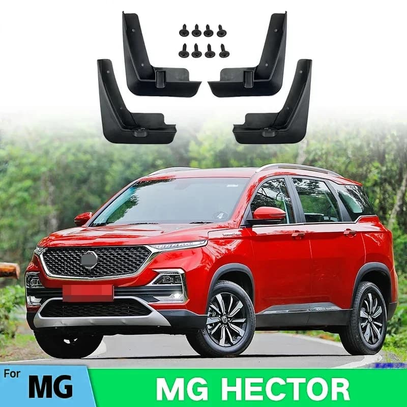 For MG HECTOR 2019 2020 2021 Mudguards Mud Flaps Splash Guard Front Rear Fender Auto Styline Car Accessories 4pcs