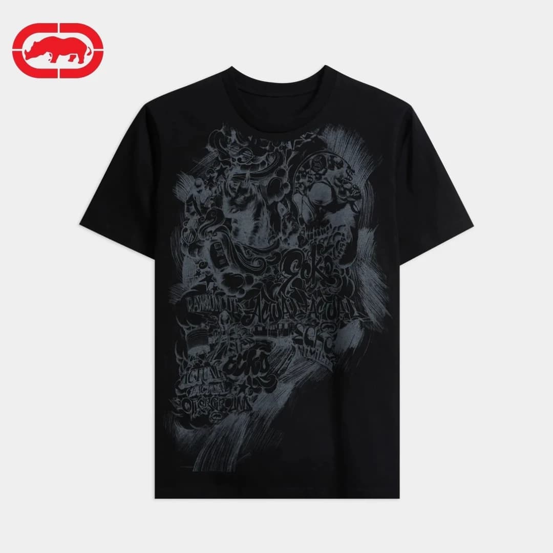 ECKO In Charge Tee, ECKO T-shirts for men and women, American street fashion hip-hop short sleeved shirts