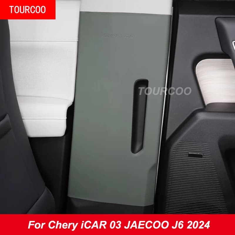 For Chery iCAR 03 JAECOO J6 2024 2025 Center Pillar Protective Pad B-Pillar Anti-Collision Protection Stickers Accessories