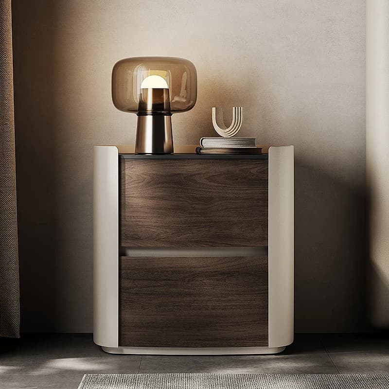 Luxury Simple Night Table Modern Storage Italian Style Nightstand Exquisite Trendy Mesas De Noches Dormitorio Bedroom Furniture